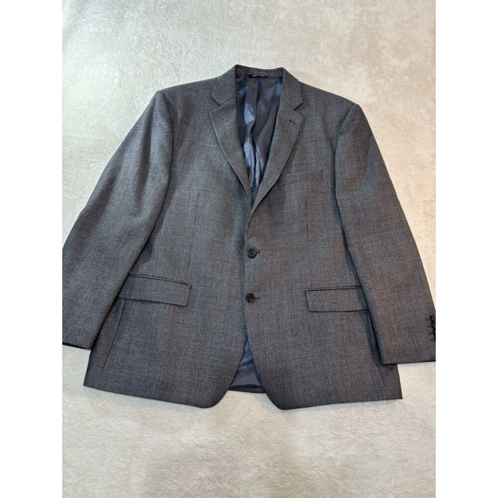 Lauren Ralph Lauren Blazer Mens 46R Gray Wool Sport Coat Jacket 'Black Label'